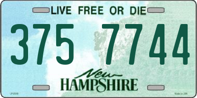 NH license plate 3757744
