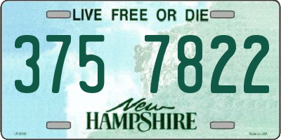 NH license plate 3757822