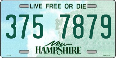 NH license plate 3757879
