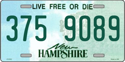 NH license plate 3759089