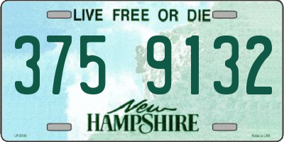 NH license plate 3759132