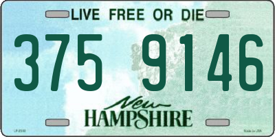 NH license plate 3759146
