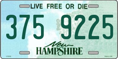 NH license plate 3759225