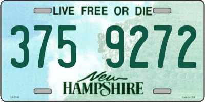 NH license plate 3759272