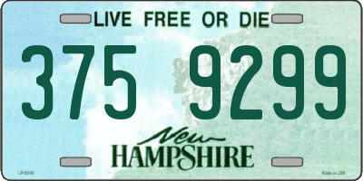 NH license plate 3759299