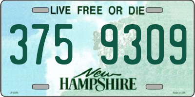 NH license plate 3759309