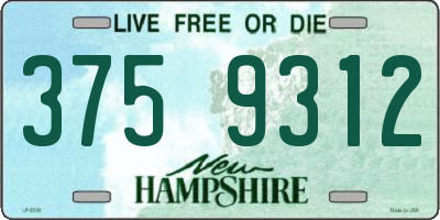 NH license plate 3759312