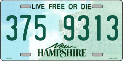 NH license plate 3759313