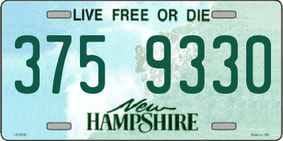 NH license plate 3759330