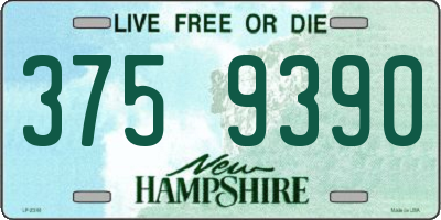 NH license plate 3759390