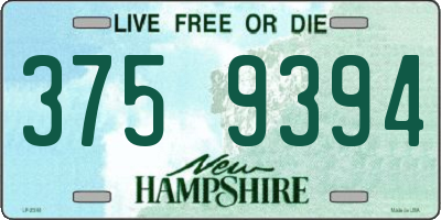 NH license plate 3759394