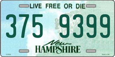 NH license plate 3759399