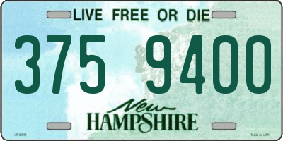 NH license plate 3759400