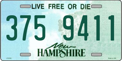 NH license plate 3759411