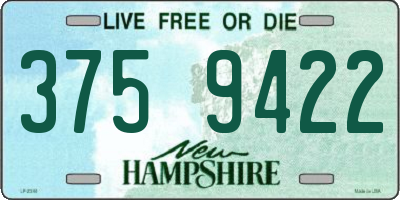 NH license plate 3759422