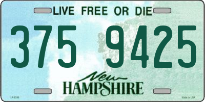 NH license plate 3759425