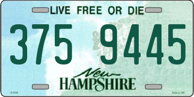 NH license plate 3759445