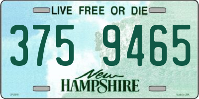 NH license plate 3759465