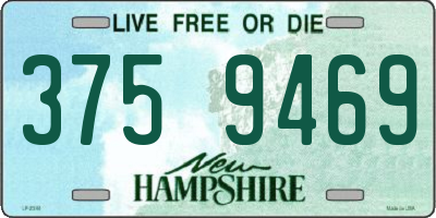 NH license plate 3759469