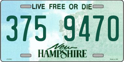 NH license plate 3759470