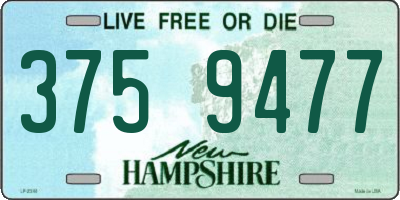NH license plate 3759477