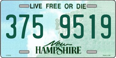 NH license plate 3759519