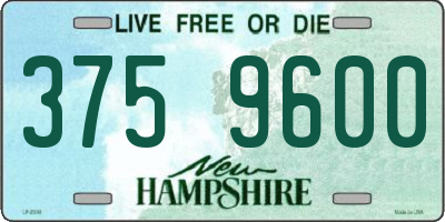 NH license plate 3759600
