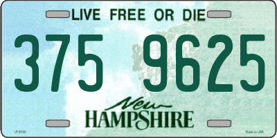 NH license plate 3759625