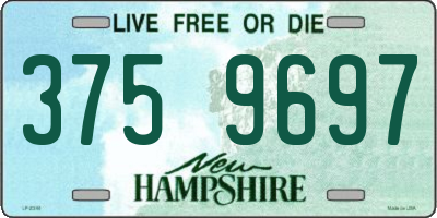 NH license plate 3759697