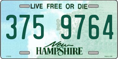 NH license plate 3759764