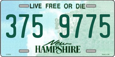 NH license plate 3759775