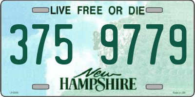 NH license plate 3759779