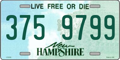 NH license plate 3759799