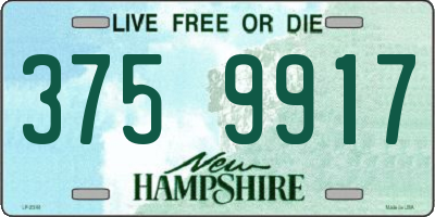 NH license plate 3759917
