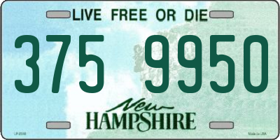 NH license plate 3759950