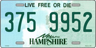 NH license plate 3759952