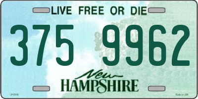 NH license plate 3759962