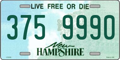NH license plate 3759990