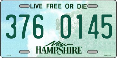 NH license plate 3760145