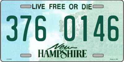 NH license plate 3760146