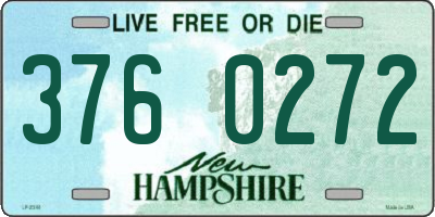 NH license plate 3760272
