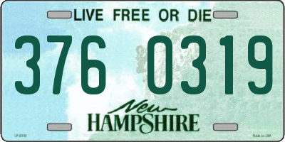 NH license plate 3760319