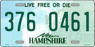 NH license plate 3760461