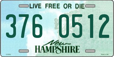 NH license plate 3760512
