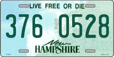 NH license plate 3760528