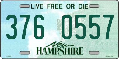 NH license plate 3760557