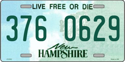 NH license plate 3760629