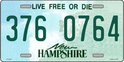 NH license plate 3760764