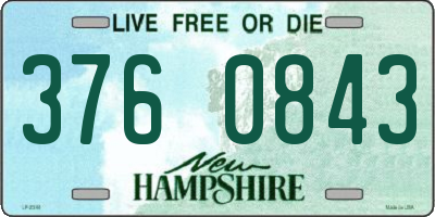 NH license plate 3760843