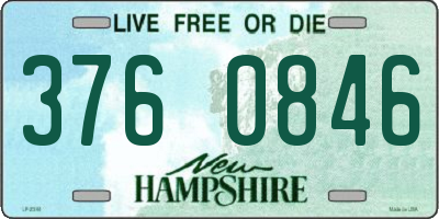 NH license plate 3760846